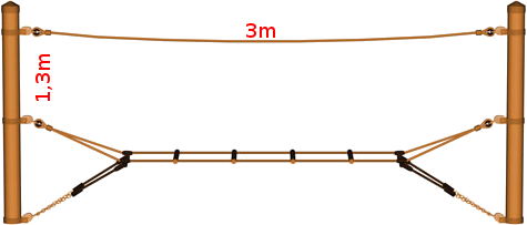 Provazový žebřík - 2