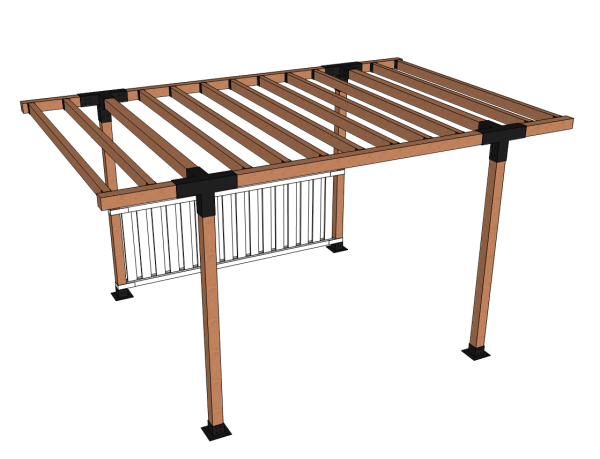 Moderní pergola V-3