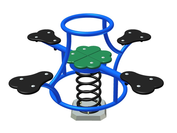 Pružinové houpadlo Čtyřlístek